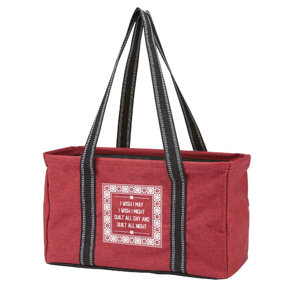 Junior Utility Tote - Red Heather