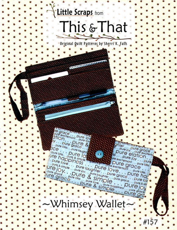 Little Scraps - Whimsey Wallet - Pre-order ships early May 2024