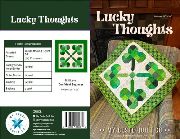 Lucky Thoughts from My Beste Quilt Co