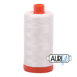 Aurifil Cotton 50wt 1422yds Chalk 2026