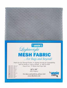 Mesh Lite Weight Pewter 18in x 54in