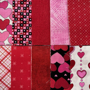 Mini Heartsy 60 5" Squares - Fabrics may vary