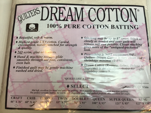 Natural Cotton Select Batting Crib 46"x60"
