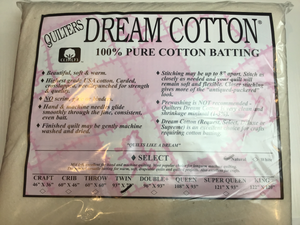 Natural Cotton Select Batting Twin 96"x72"