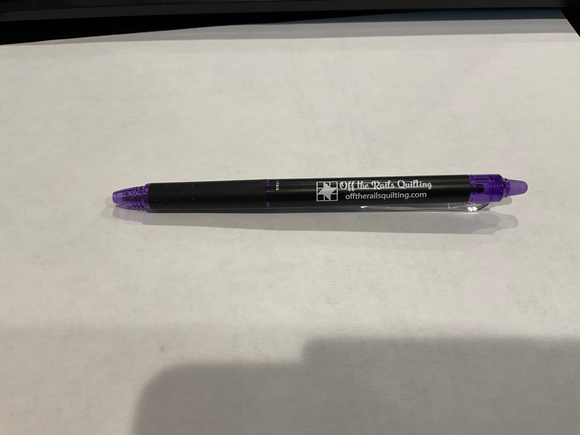 Off the Rails Frixion Pen 0.5mm Purple
