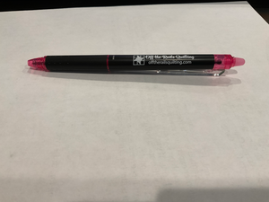 Off the Rails Frixion Pen .5mm Pink