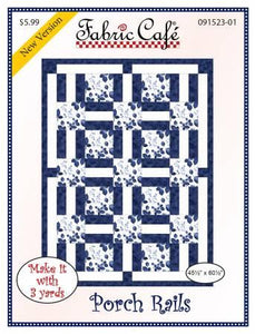 Porch Rails Pattern by Fabric Cafe
