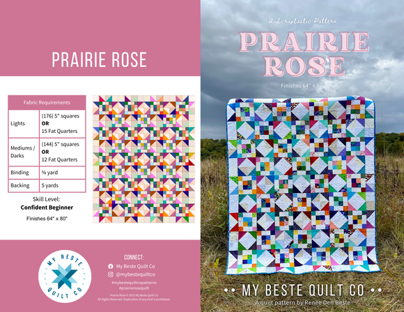 Prairie Rose by My Beste Quilt Co