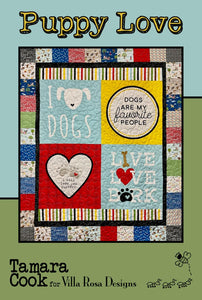 Puppy Love By Tamara Cook for Villa Rosa Designs *Digital Download*