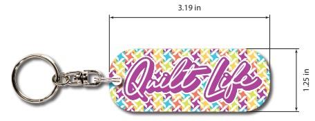 Quilt Life Key Chain