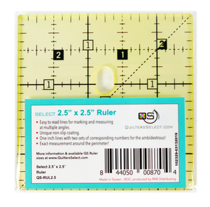 Quilter's Select 2.5"x2.5" Ruler