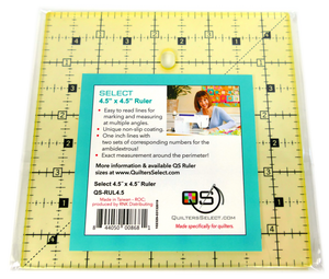 Quilter's Select 4.5"x4.5" Ruler