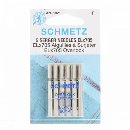 Schmetz Overlock/Serge Mach Ndl ELX705 Size 14/90