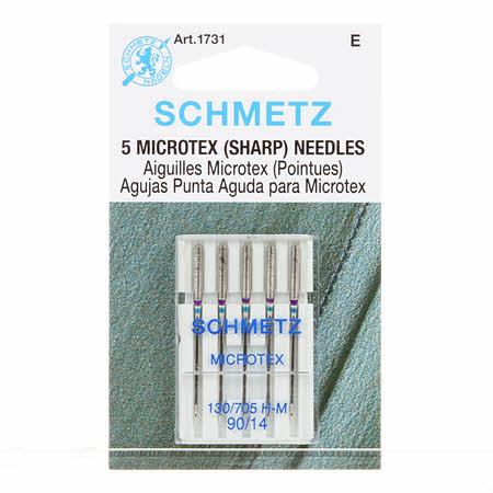 Schmetz Sharp/Microtex Machine Needle Size 14/90