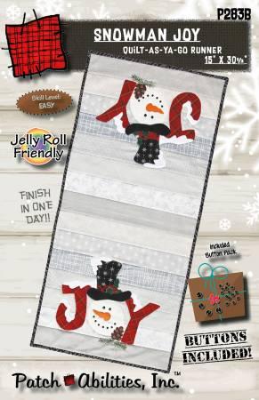 Snowman Joy Pattern with Buttons