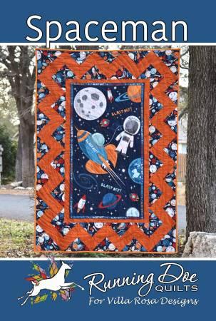 Spaceman by Running Doe Quilts
