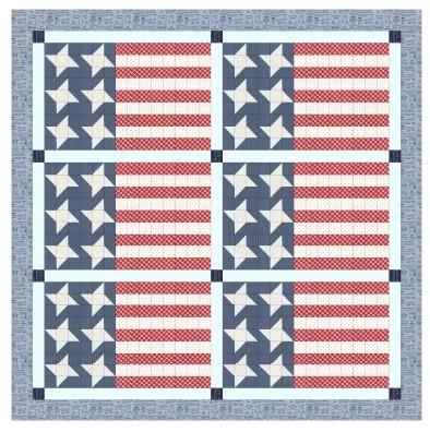 Stars & Stripes TenSisters pattern