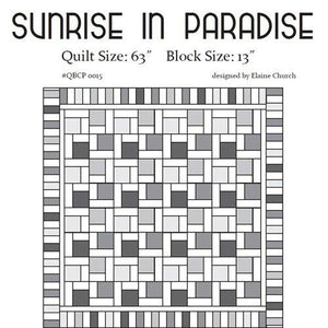 Sunrise in Paradise Cutie Pattern by Quilt Basket