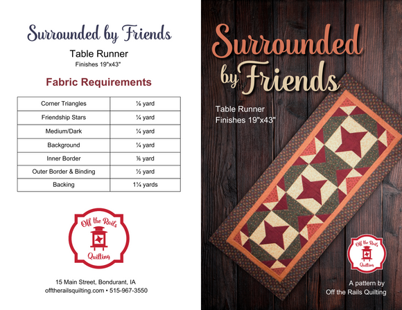 Surrounded by Friends from Off the Rails Quilting