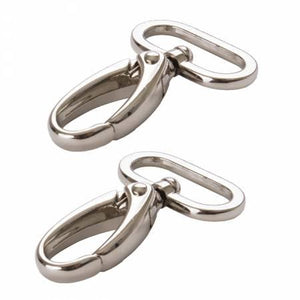 Swivel Hook 1in Nickel Set of 2