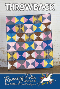 Throwback By Running Doe Quilts for Villa Rosa Designs *Digital Download*