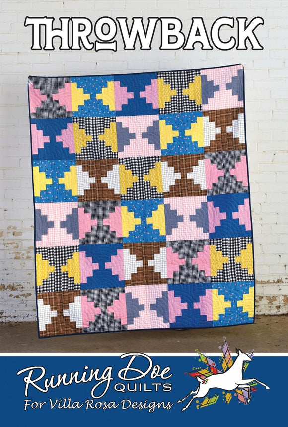 Throwback By Running Doe Quilts for Villa Rosa Designs *Digital Download*