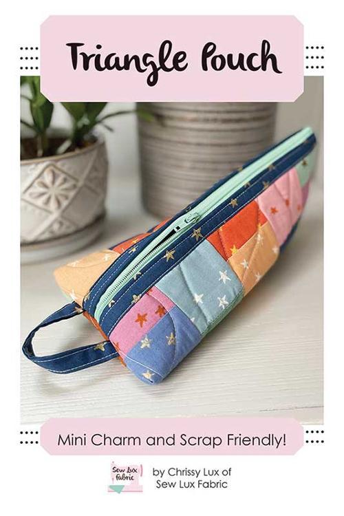 Triangle Pouch from Sew Lux Fabric