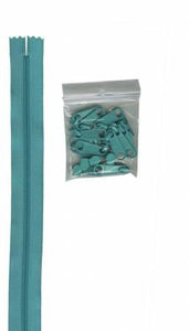 Zippers by the Yard - Turquoise